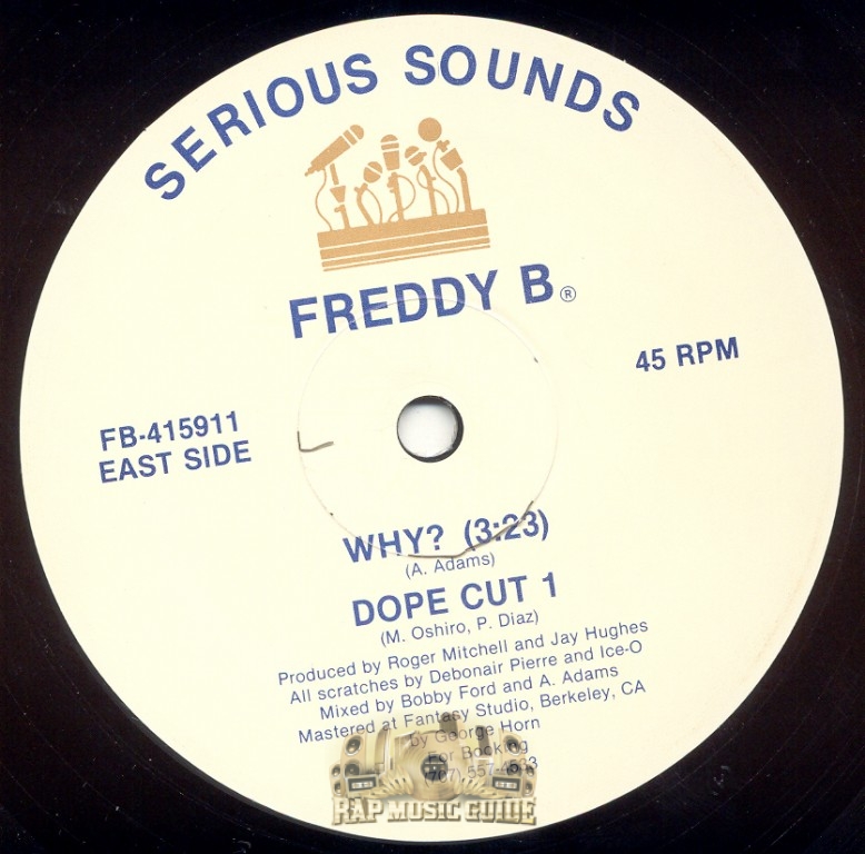 Freddy B - Freddy's Dead EP: 1st Press. Record | Rap Music Guide